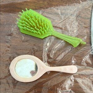 Baby Doll Mirror and Brush Set